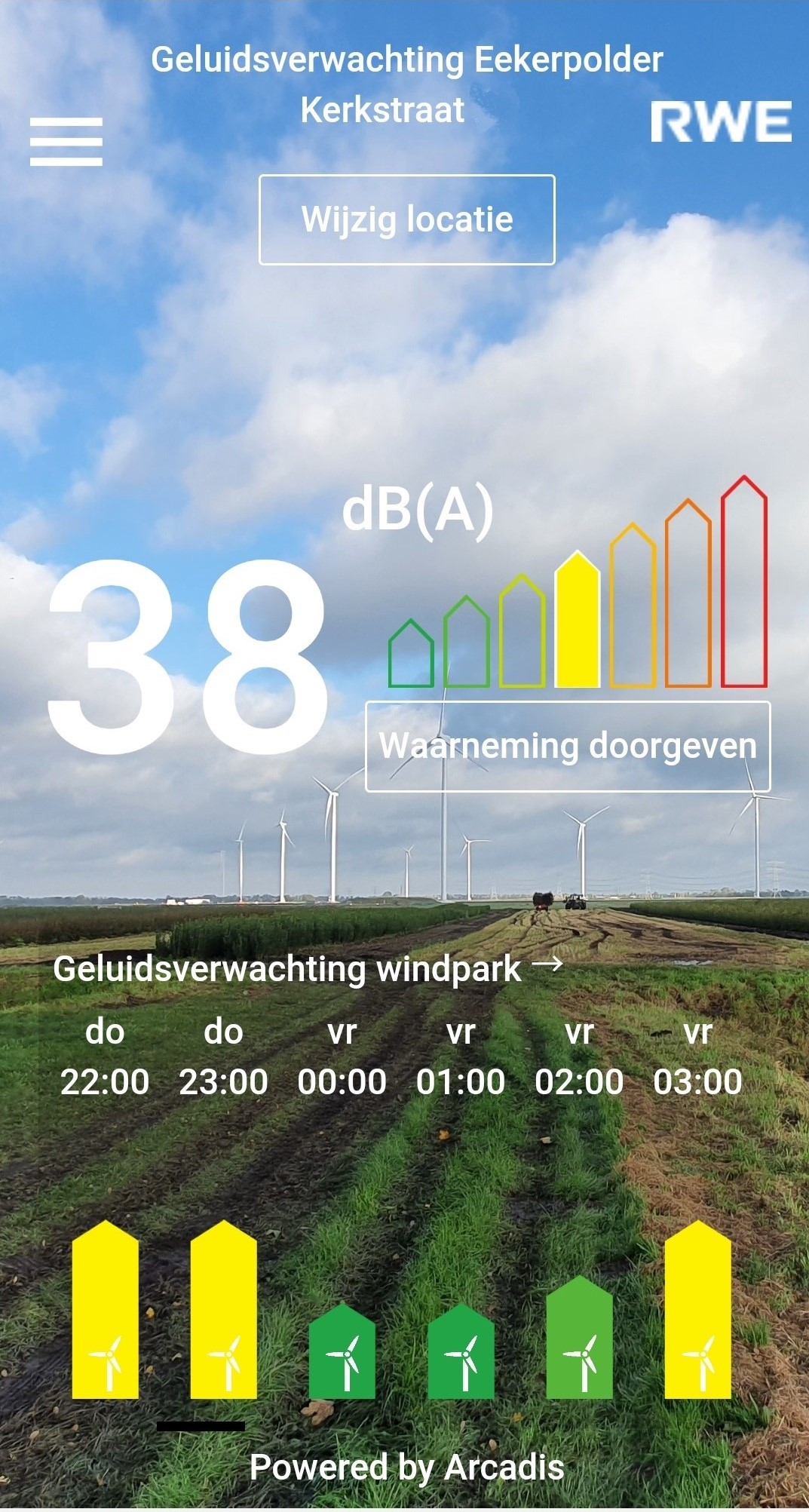 screenshot geluidapp